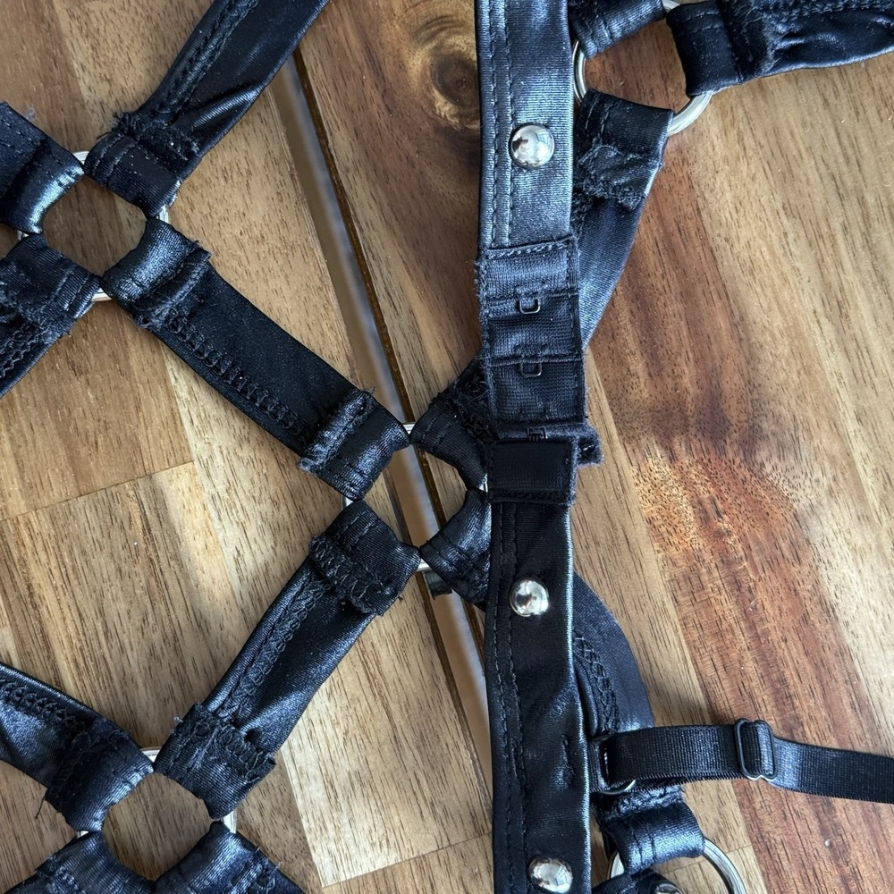 LUST Body Harness Women's S/M Y2K Bondage Erotic Lingerie Babydoll Made In USA - Picture 7 of 8
